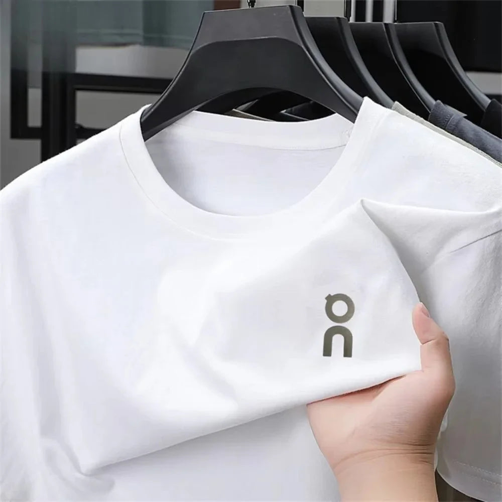 LONZA New Arrival Mens Clothes Tee Shirt Homme T-Shirts Men Tshirt for MenTshirt Men Clothing New in Top On Running