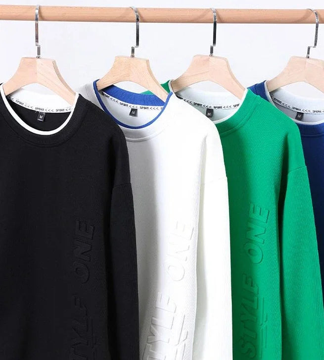 LONZA Clothes For Men Plain Male T Shirt White Pants Sets Alphabet Tracksuit Essential Top Offer Trend Popular Sports Suits Cool Kpop